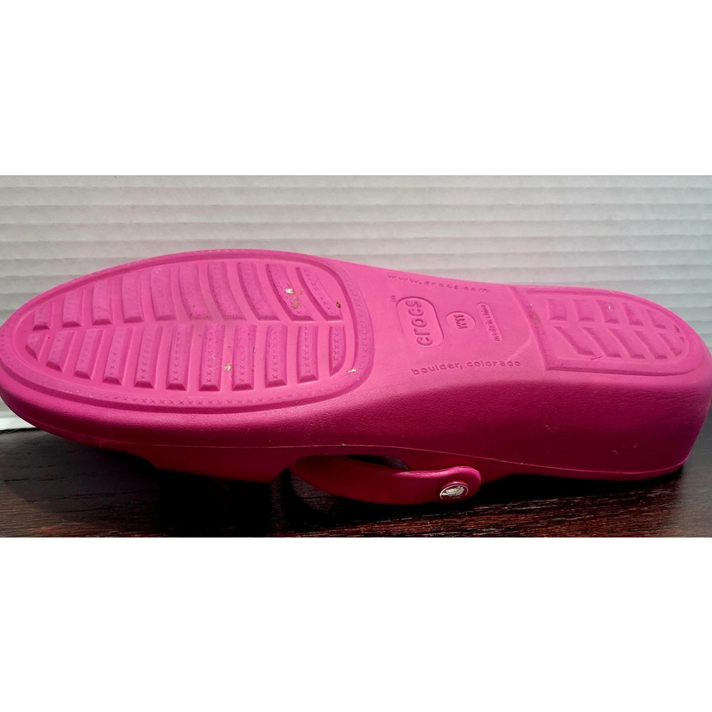 Crocs Women's Pink Patricia Mini Wedge Sandals Slides Comfort Casual Shoes W11 - Picture 10 of 11